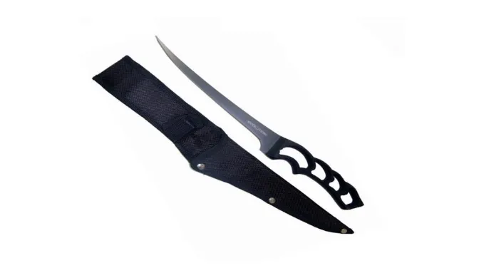3-Pack Set: Evolution Skeleton Fillet Knives w/ Black Handle - Ships Quick!
