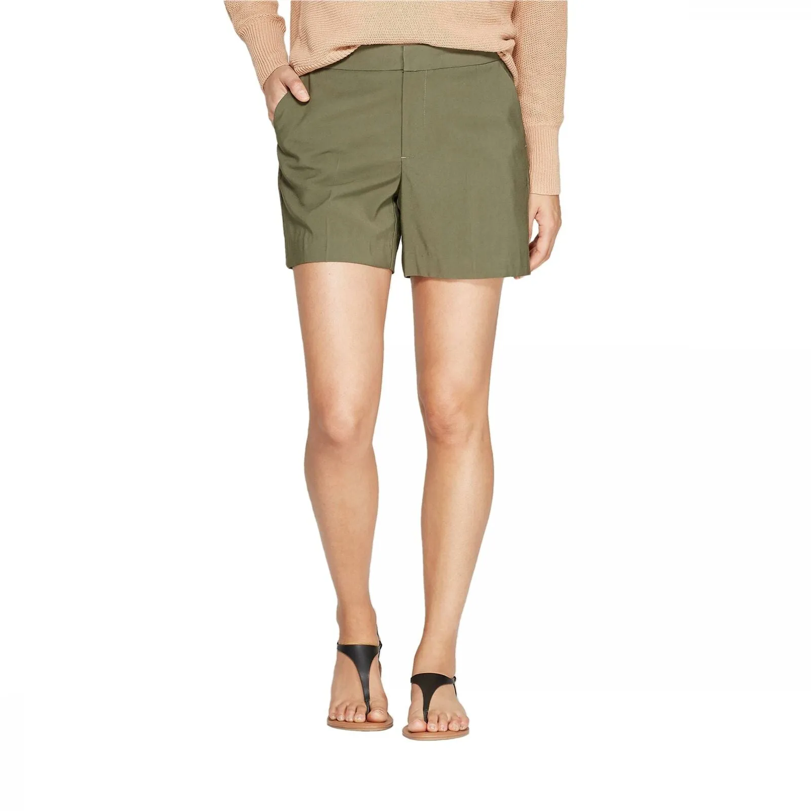 A New Day Women's Regular Fit Mid Rise Shorts