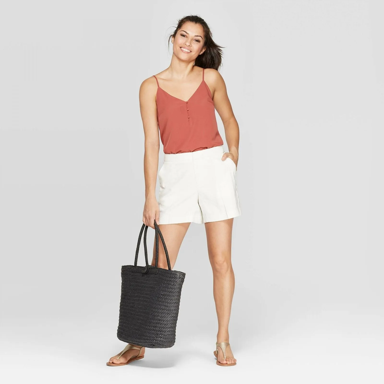 A New Day Women's Regular Fit Mid Rise Shorts