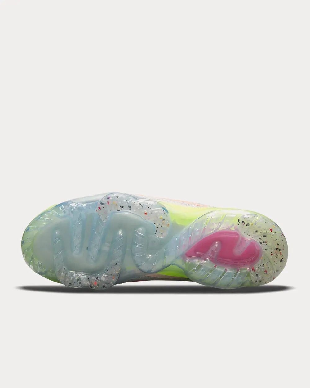 Air VaporMax 2021 FK Photon Dust / Bright Mango / Volt / Hyper Pink Low Top Sneakers