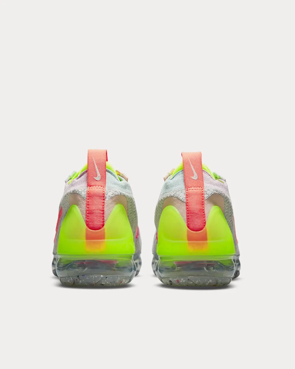 Air VaporMax 2021 FK Photon Dust / Bright Mango / Volt / Hyper Pink Low Top Sneakers