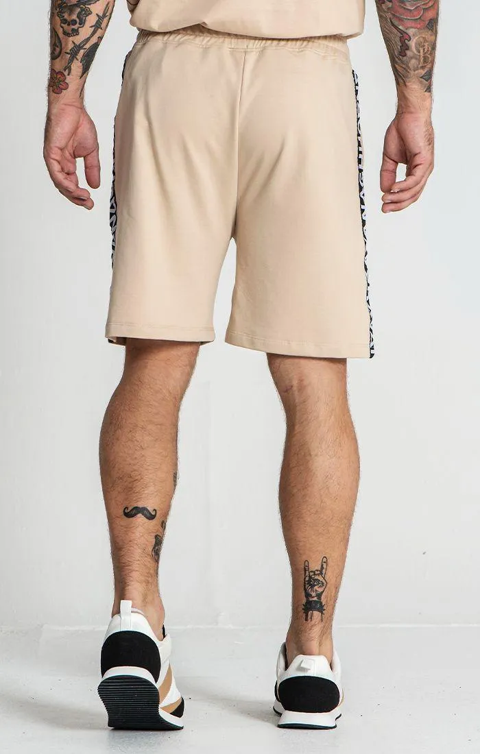 Beige Futura Shorts