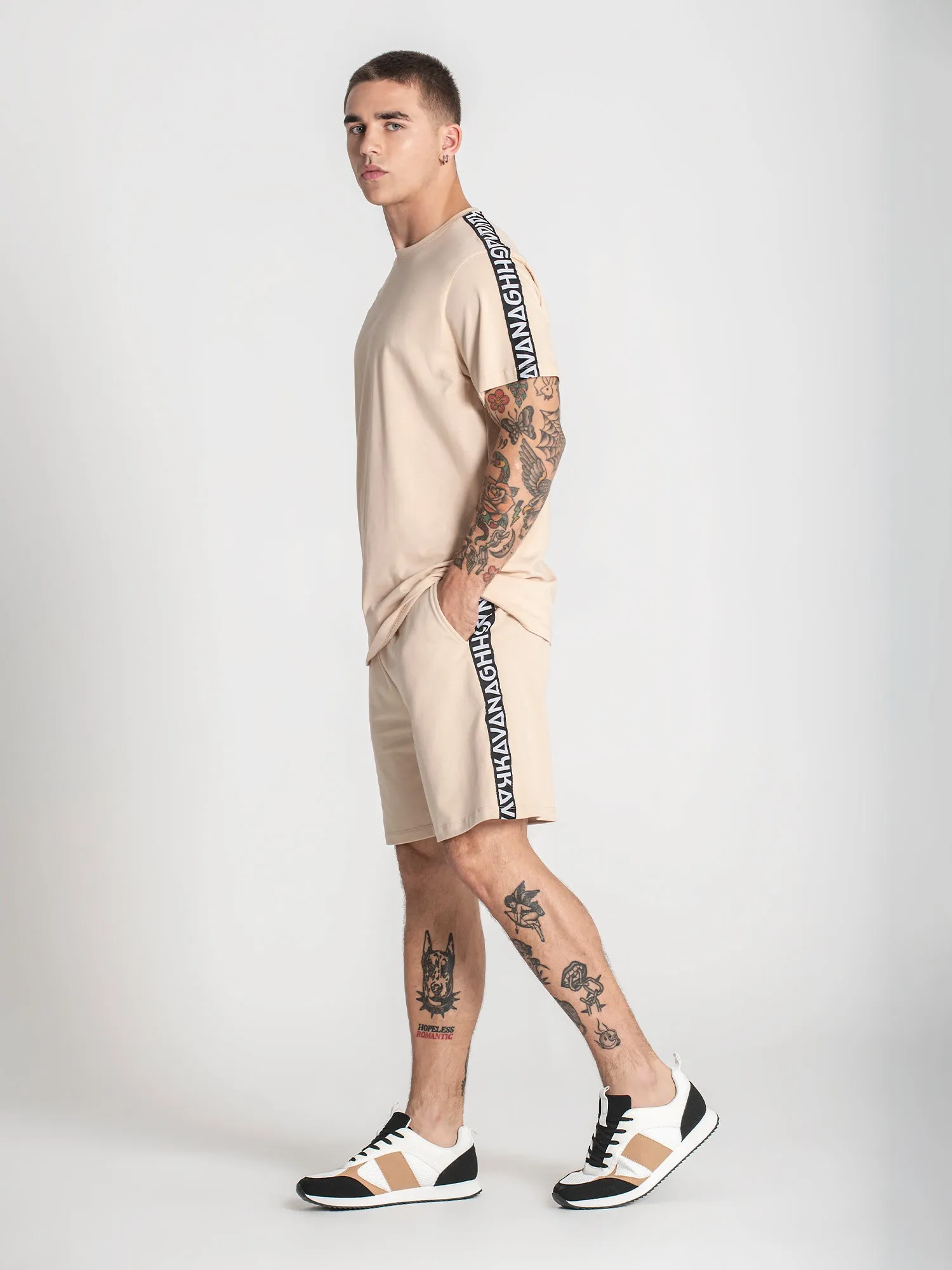 Beige Futura Tee
