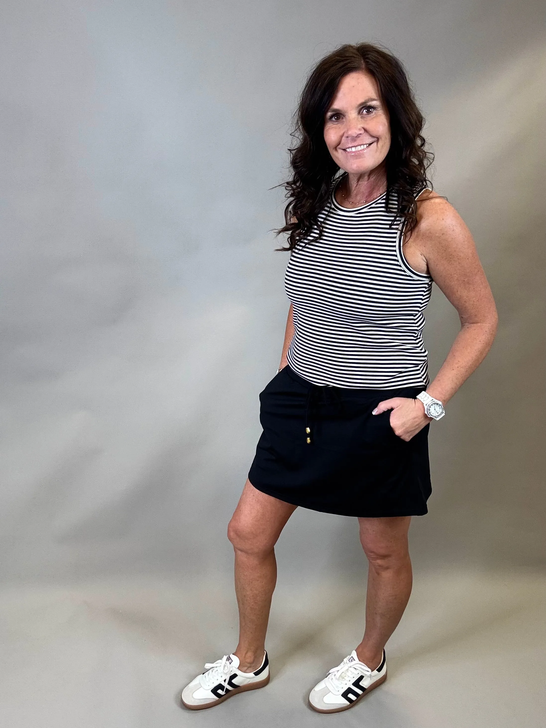 Black After Dark Skort