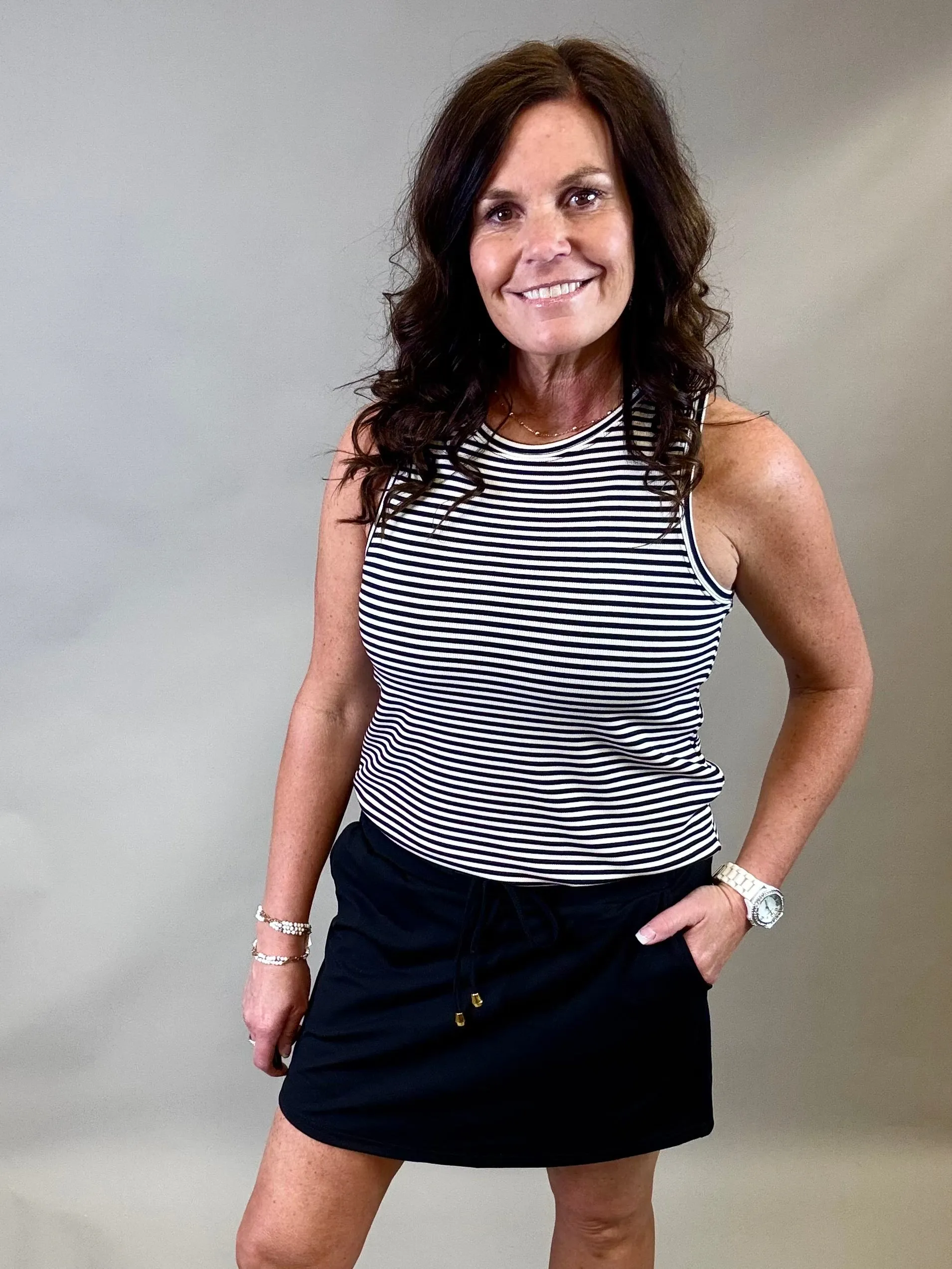 Black After Dark Skort