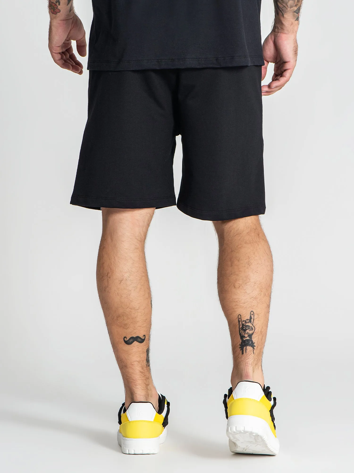 Black Futura Tape Shorts