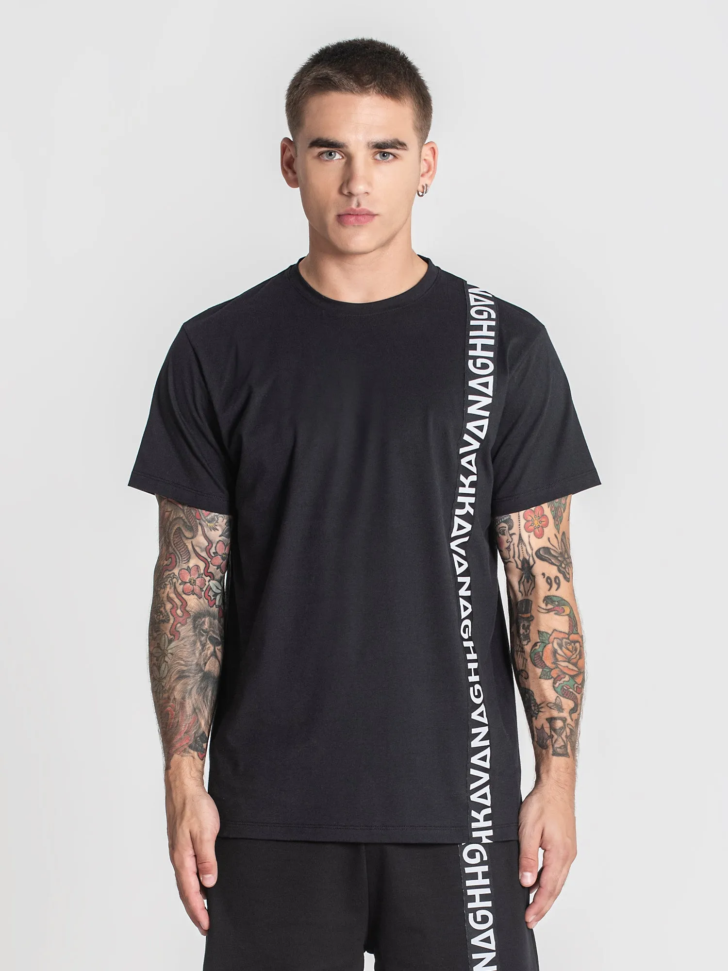 Black Futura Tape Tee