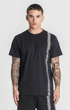 Black Futura Tape Tee