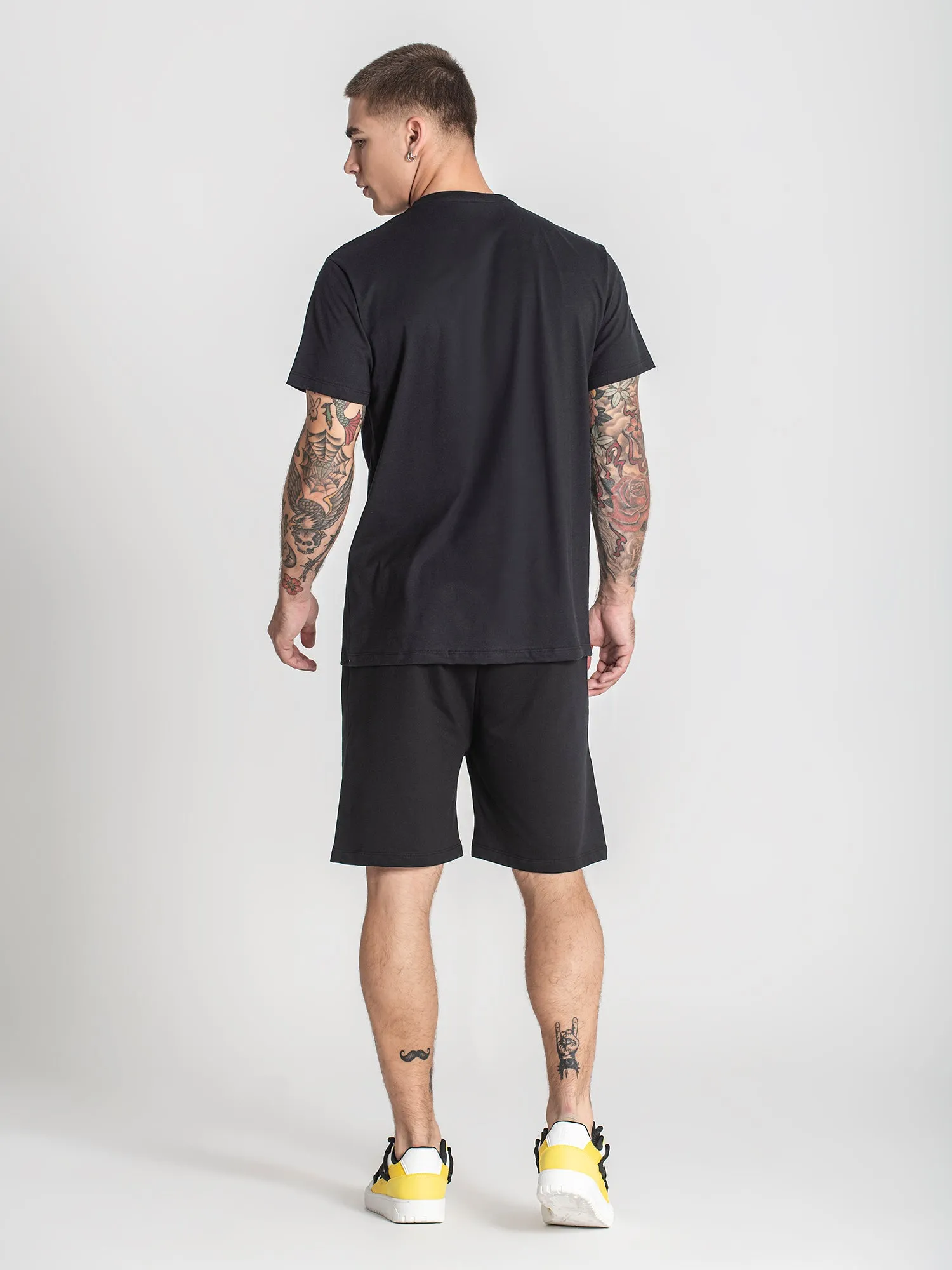 Black Futura Tape Tee