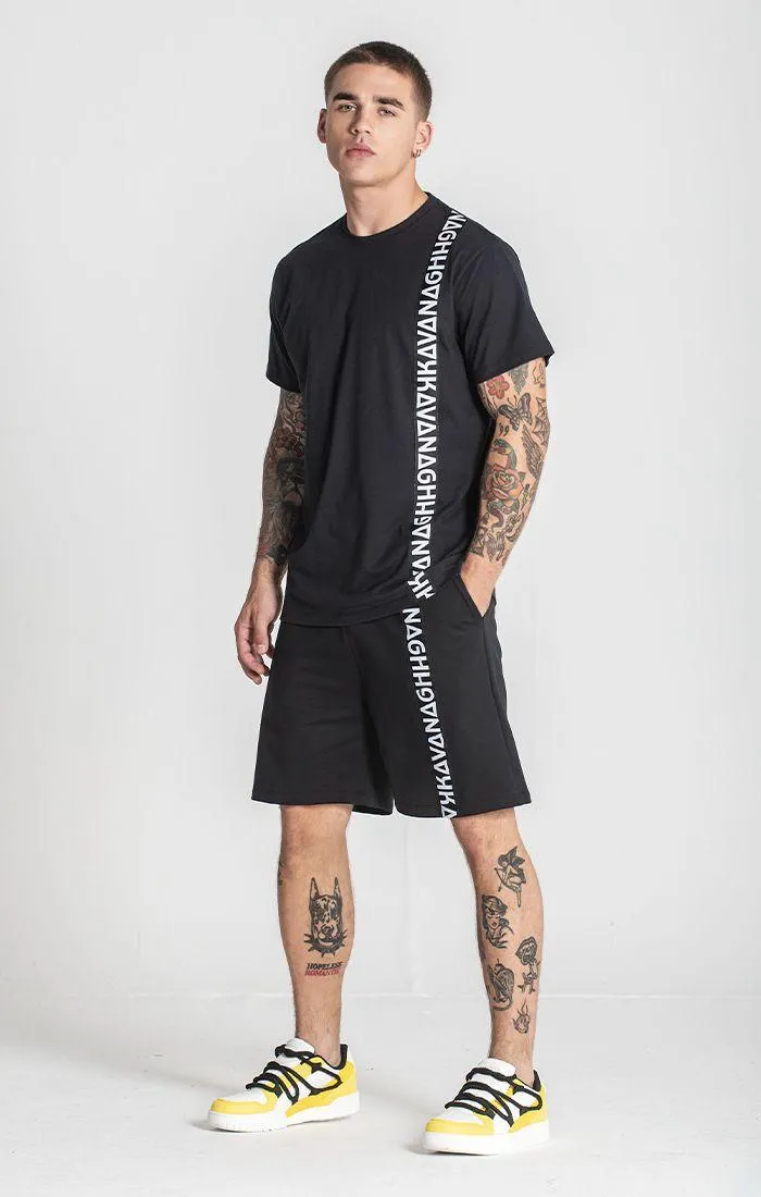 Black Futura Tape Tee