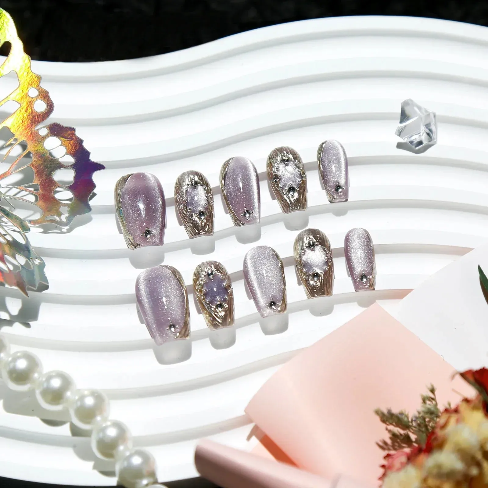 Butterfly Acrylic Press-Ons for Every Occasion