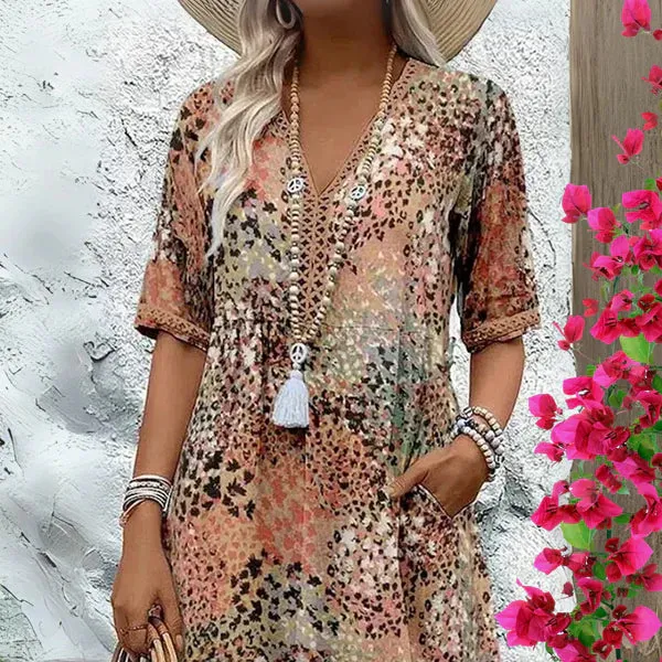 CASSANDRA| FLOWING BOHO DRESS