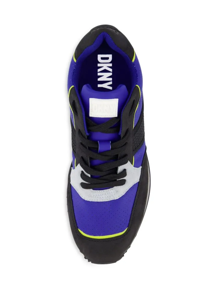 Dkny Color Block Running Shoe, Blue