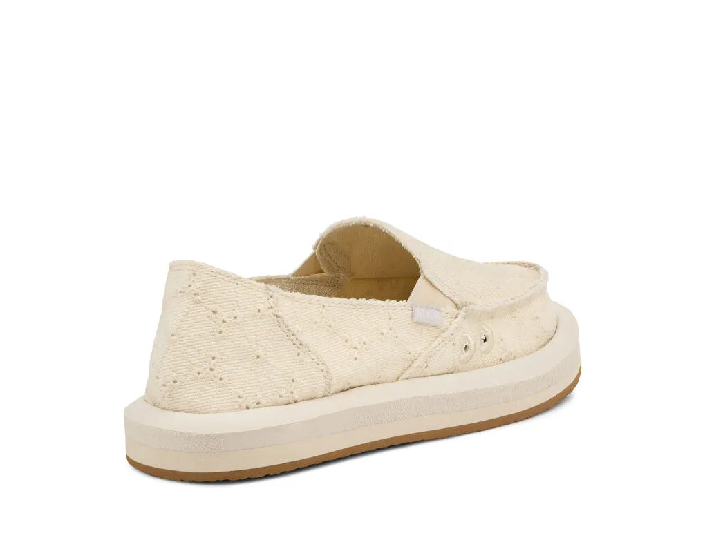 Donna ST Soft Top Daisy Lace - White