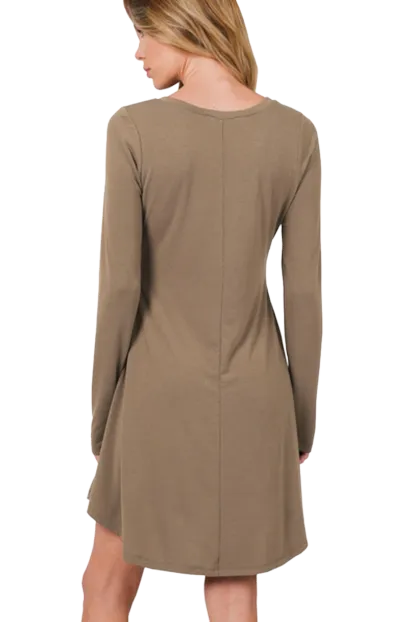 Ella Button Dress