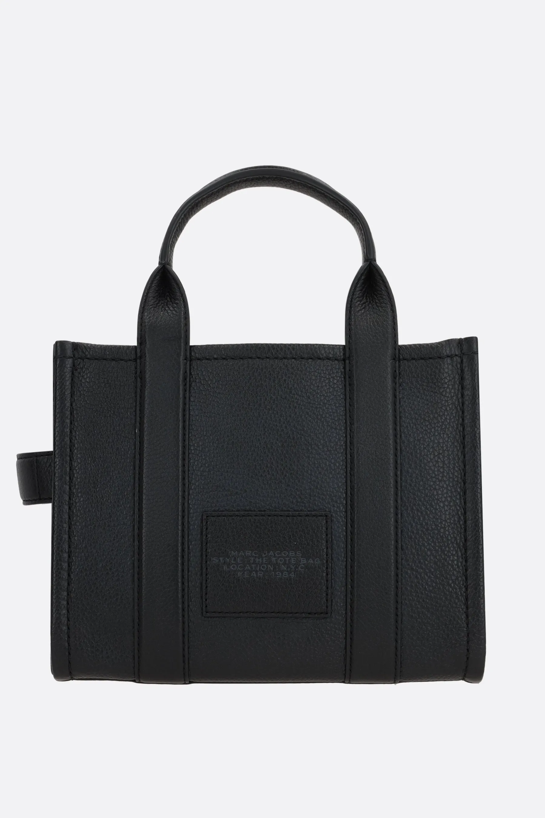 Grained Leather Mini Tote Bag