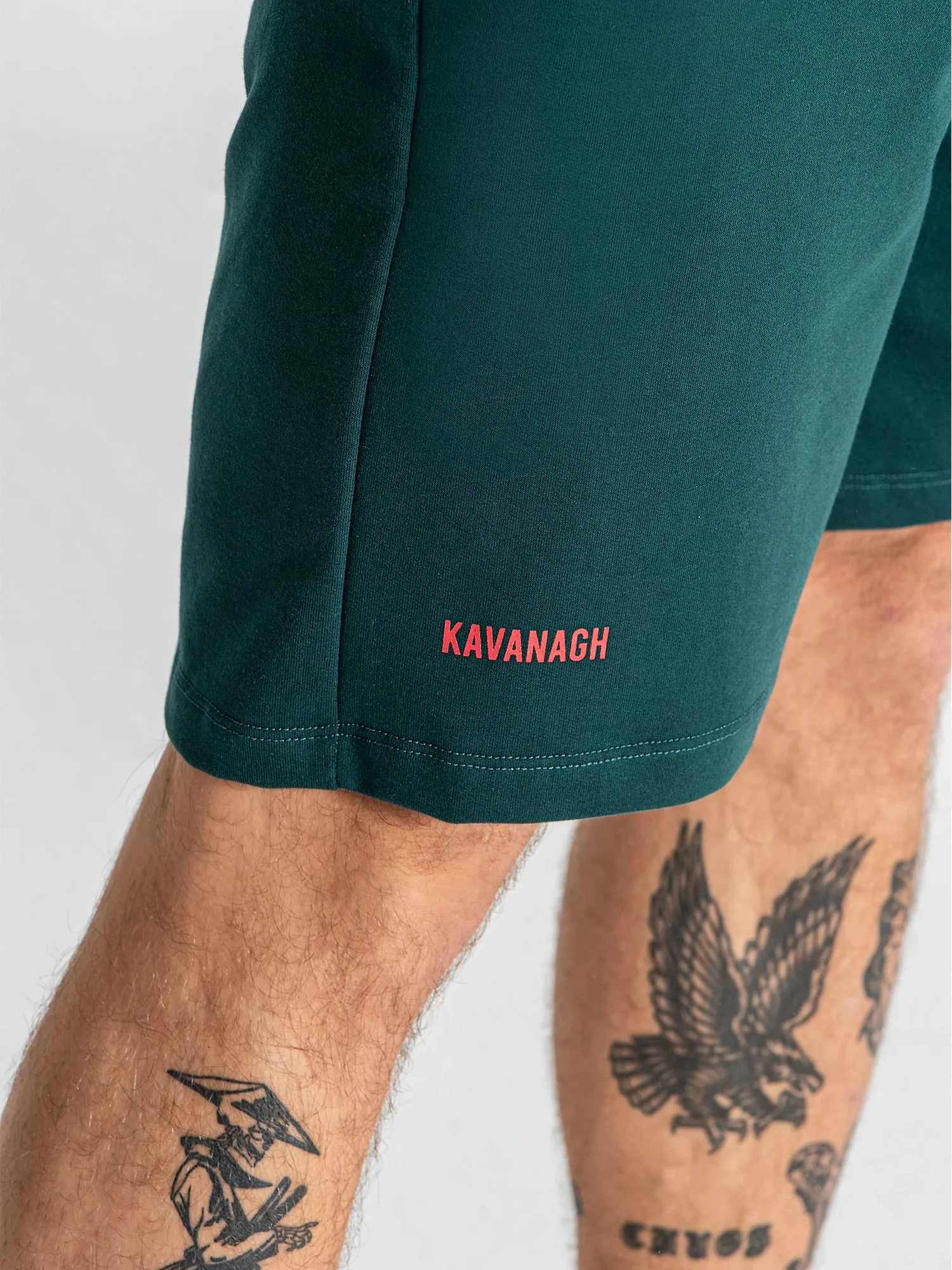 Green Block Shorts