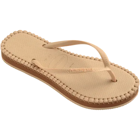 Havaianas Slim Flatform Loop Sandal Golden