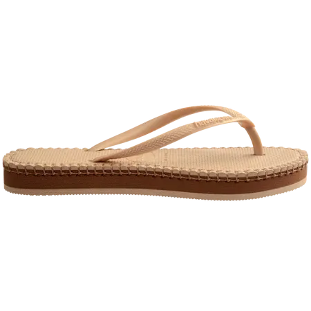 Havaianas Slim Flatform Loop Sandal Golden