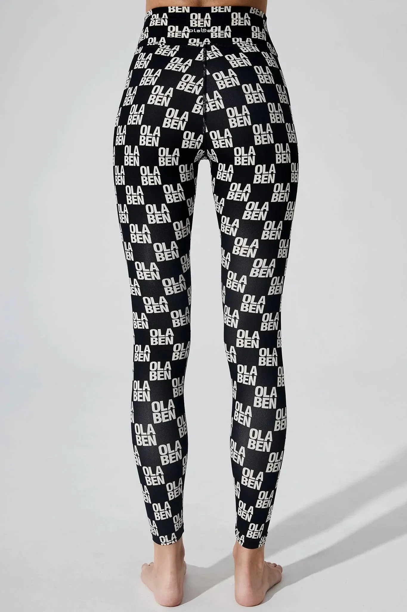 Hazel Monogram Legging - Monogram Black