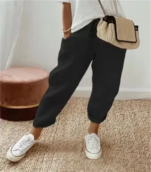 Ivyshape | Cotton & Linen Pants