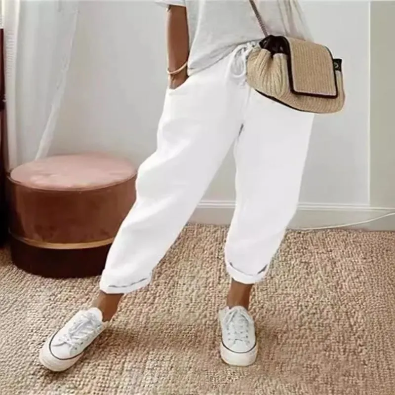 Ivyshape | Cotton & Linen Pants