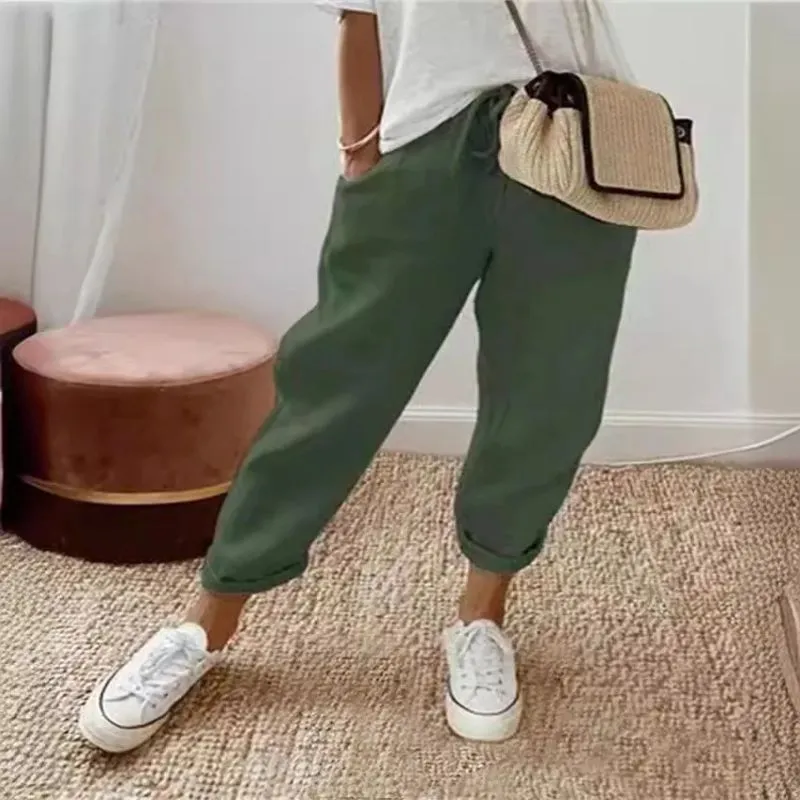 Ivyshape | Cotton & Linen Pants