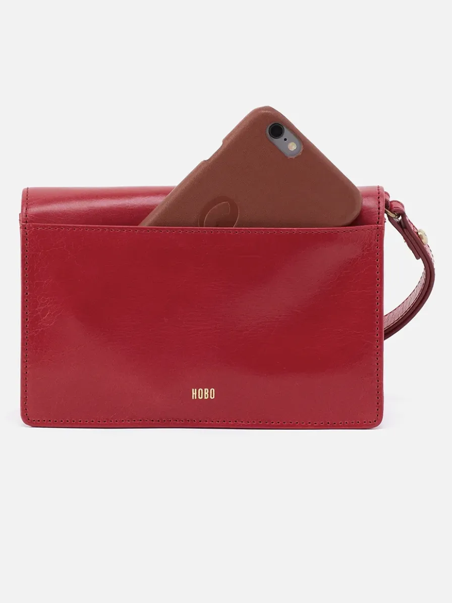 Jill Wristlet Claret by Hobo