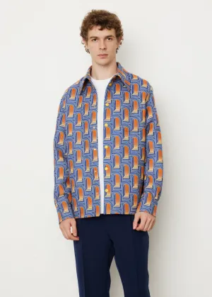 L'Arche De Nuit Jacquard Shirt Jacket