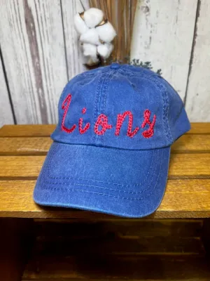 Lions Chain Stitch Polo Cap