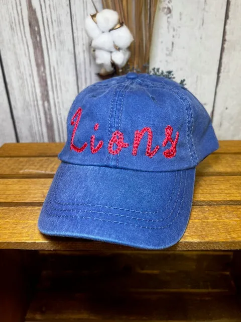 Lions Chain Stitch Polo Cap