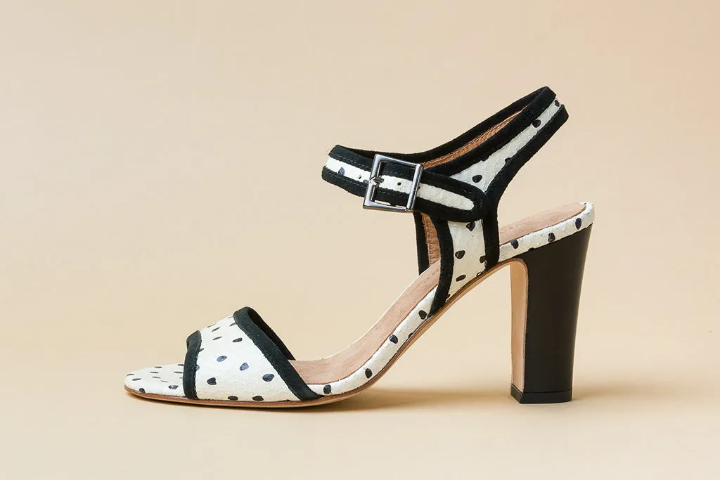 MARIA Polka Heel Sandals