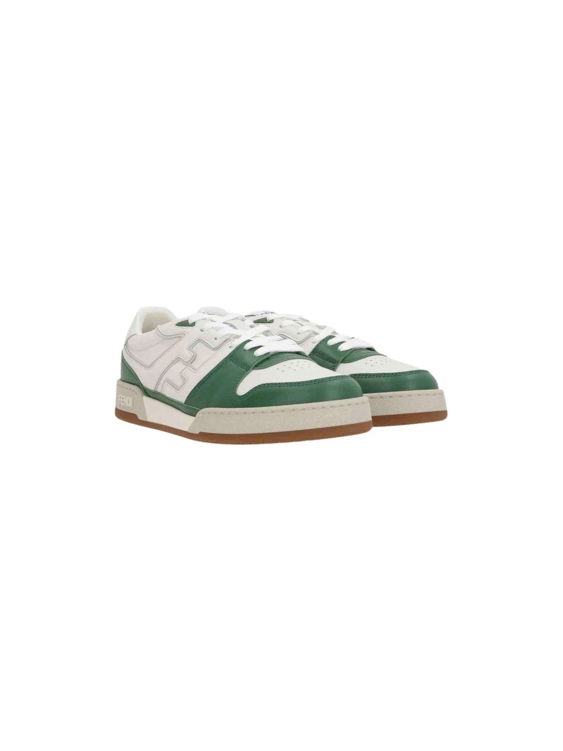 Match Leather Sneakers