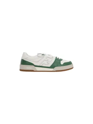 Match Leather Sneakers