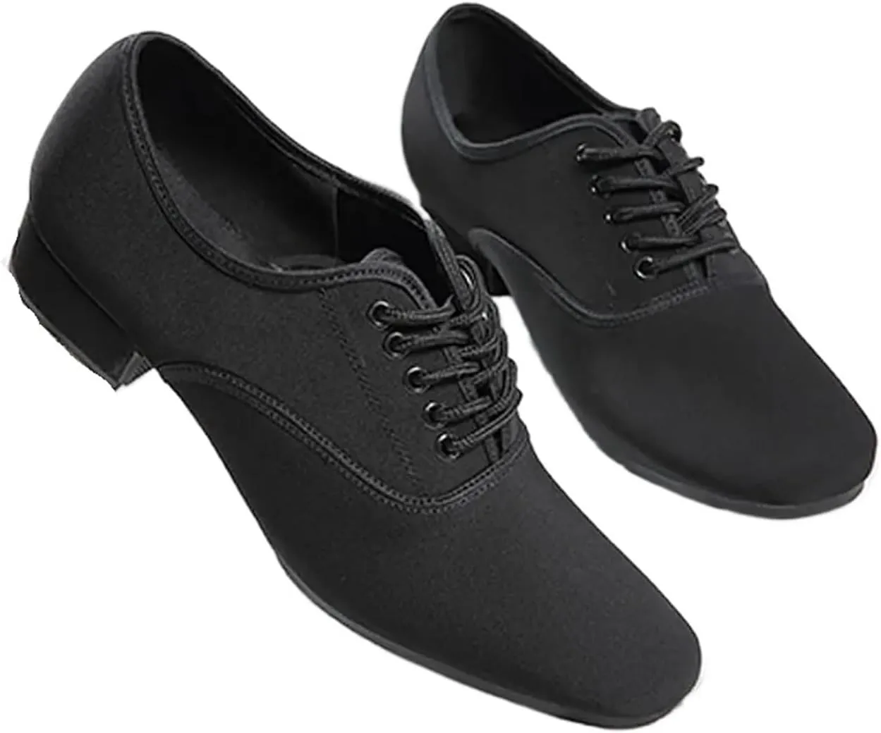 Men's Latin Dance Shoes Men Professional Black Oxford Upper Latin Salsa Shoe Modern Jazz Sneaker for Low Heel Tango Ballroom Dance Shoes