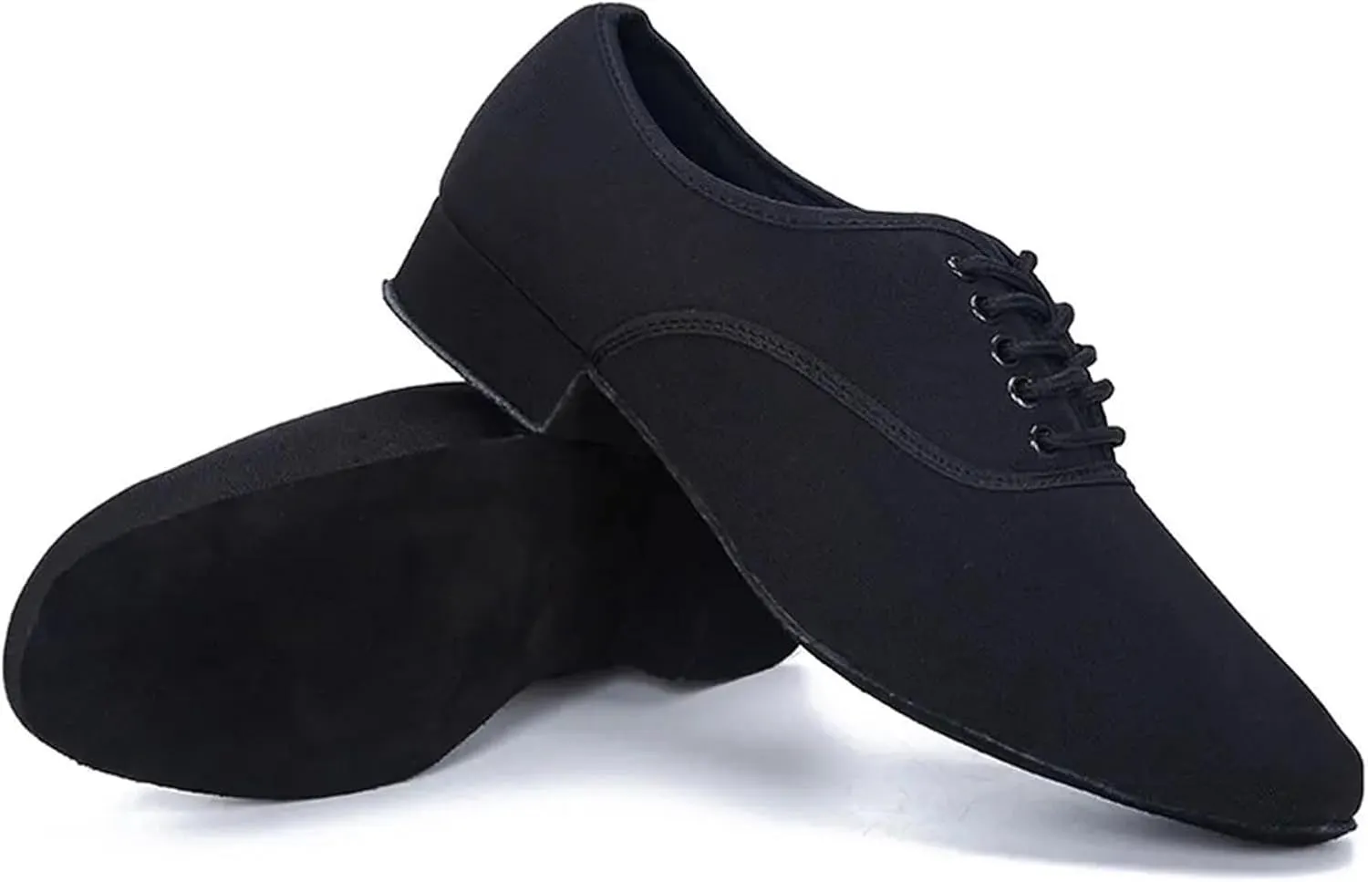 Men's Latin Dance Shoes Men Professional Black Oxford Upper Latin Salsa Shoe Modern Jazz Sneaker for Low Heel Tango Ballroom Dance Shoes