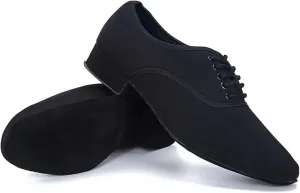 Men's Latin Dance Shoes Men Professional Black Oxford Upper Latin Salsa Shoe Modern Jazz Sneaker for Low Heel Tango Ballroom Dance Shoes