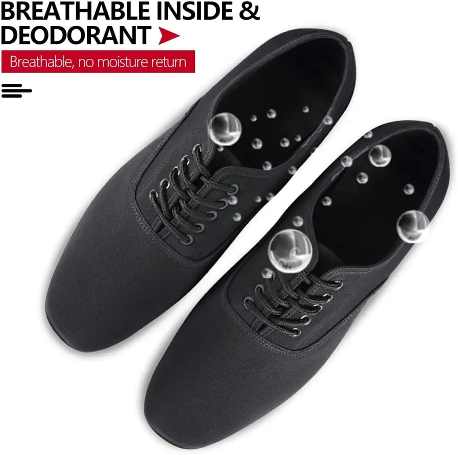 Men's Latin Dance Shoes Men Professional Black Oxford Upper Latin Salsa Shoe Modern Jazz Sneaker for Low Heel Tango Ballroom Dance Shoes