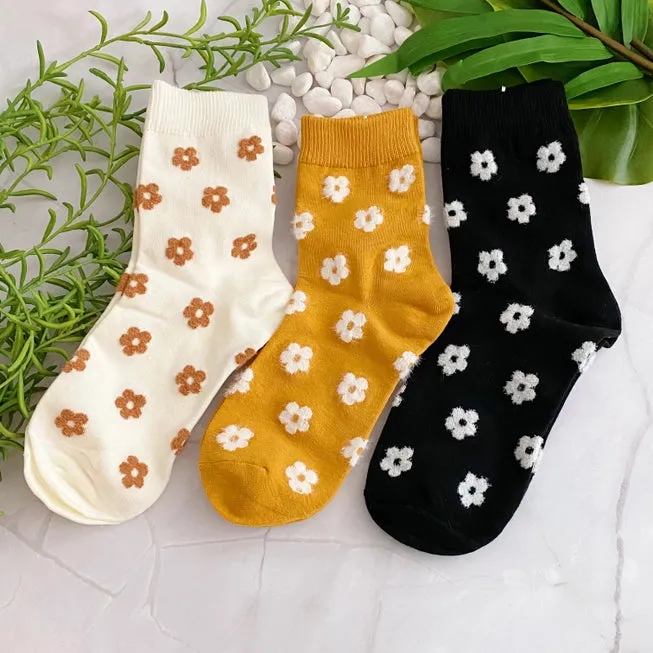 MINI DAISY SOCKS (SET OF 3)