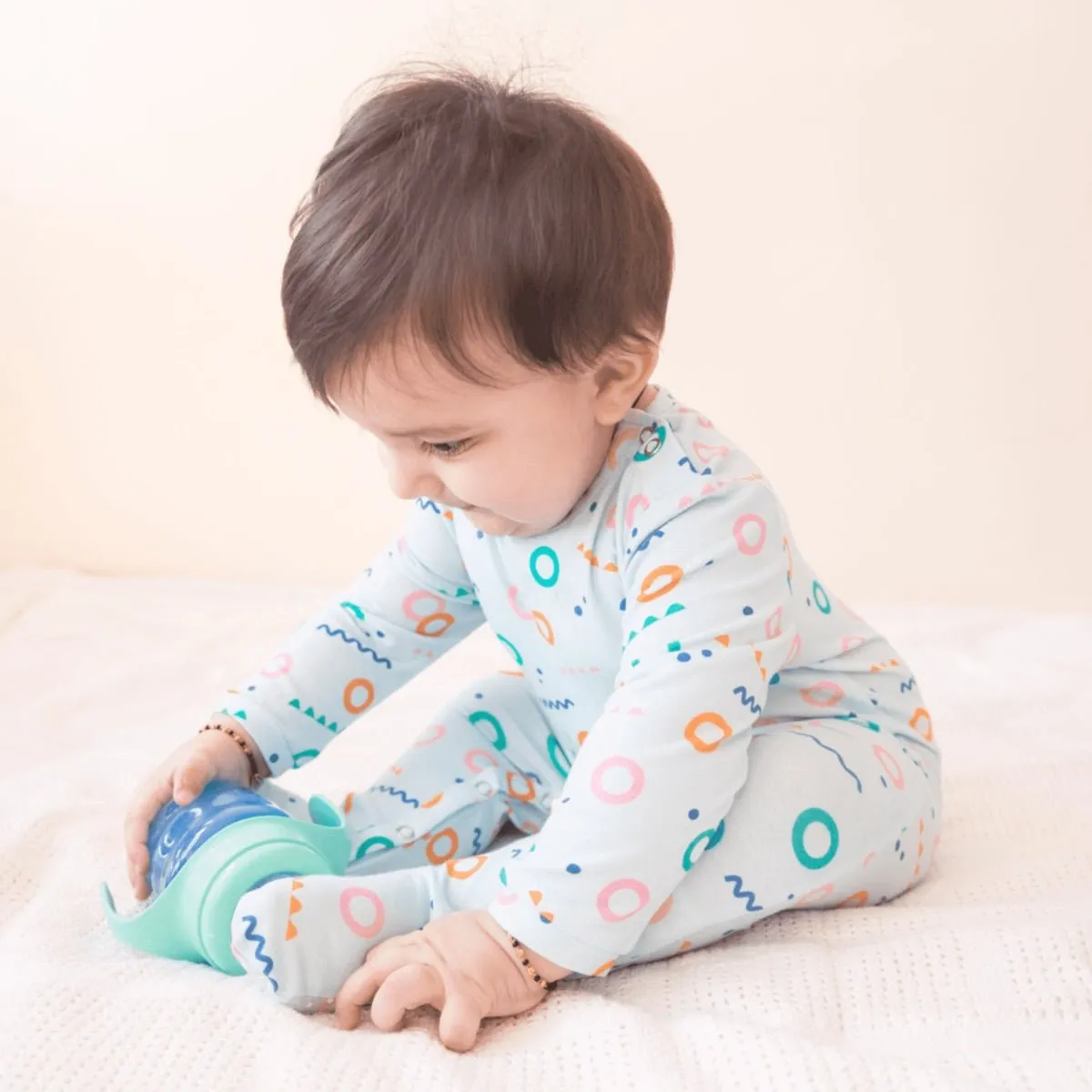 Organic Cotton Sleepsuit with Footsie- Free Float