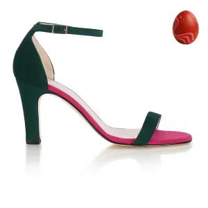 Out Out Sandal - Emerald Suede