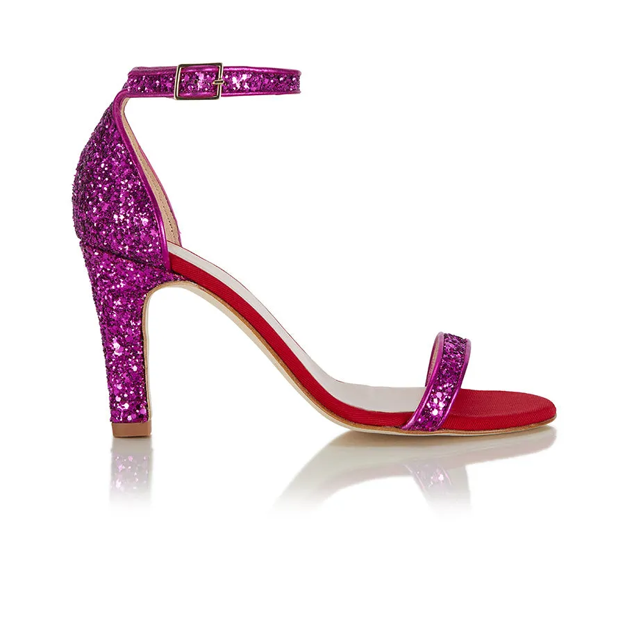 Out Out Sandal - Pink Glitter