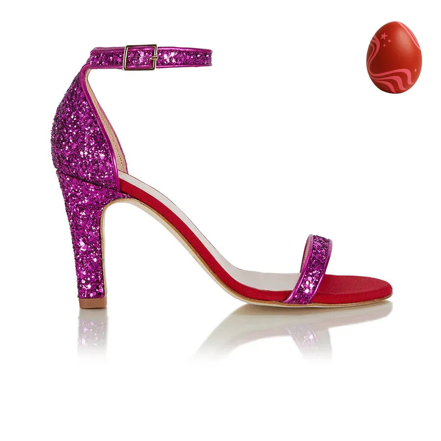 Out Out Sandal - Pink Glitter