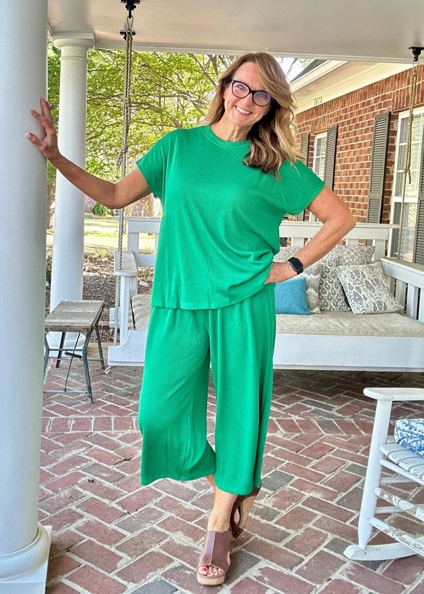 Palm Beach Set - Kelly Green | Dear Scarlett