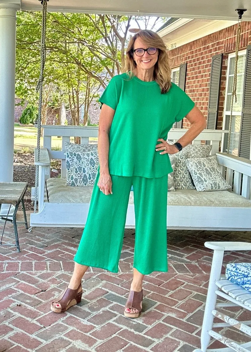 Palm Beach Set - Kelly Green | Dear Scarlett