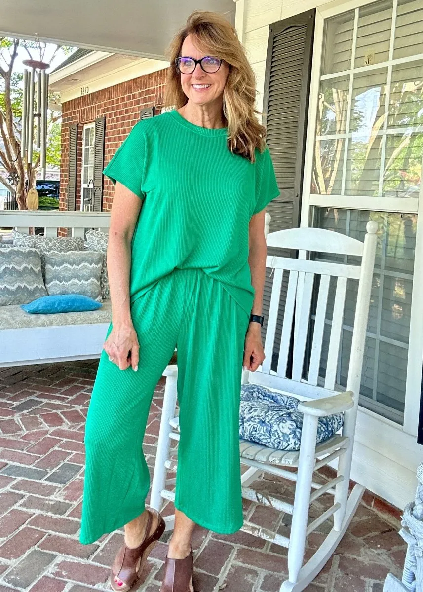 Palm Beach Set - Kelly Green | Dear Scarlett