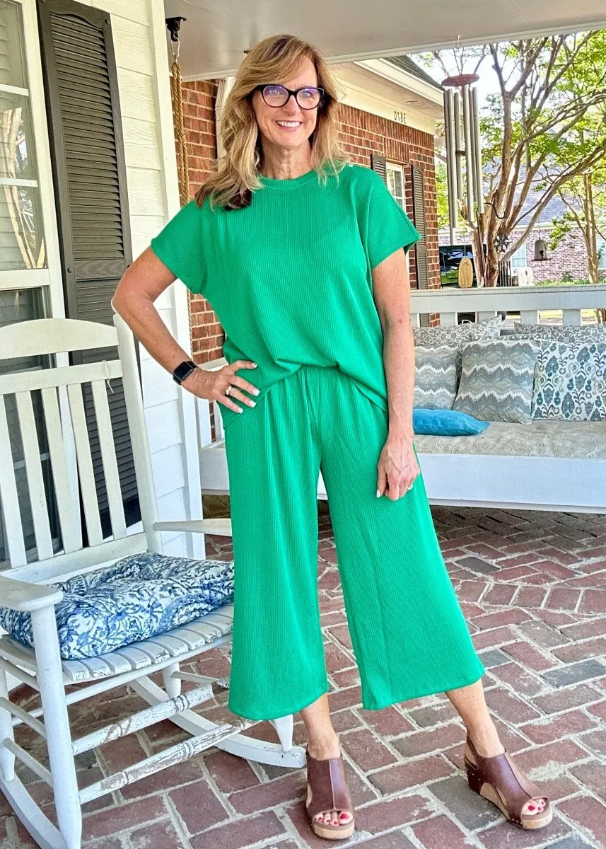 Palm Beach Set - Kelly Green | Dear Scarlett
