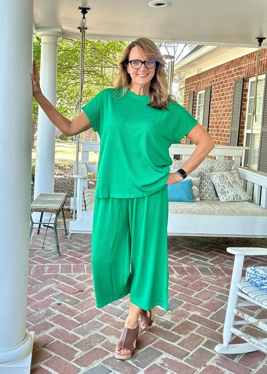 Palm Beach Set - Kelly Green | Dear Scarlett