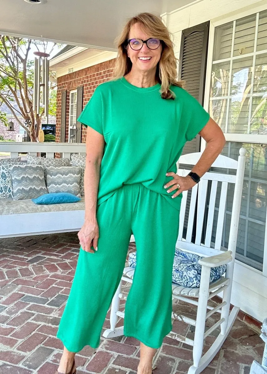 Palm Beach Set - Kelly Green | Dear Scarlett