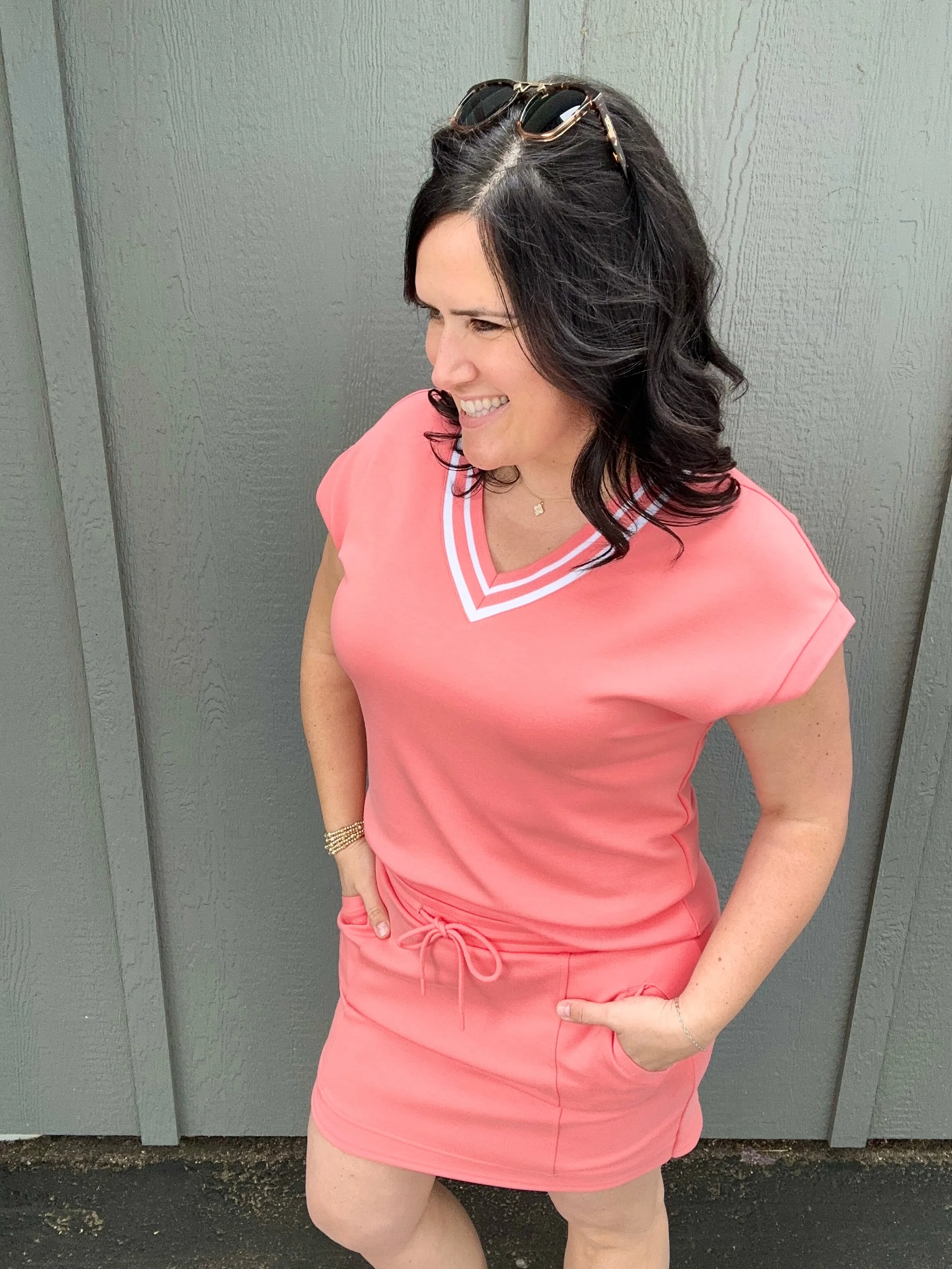 Pink Coral Nadia Skirt